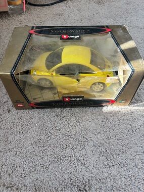Yellow Volkswagen Beetle Die-Cast Toy Car